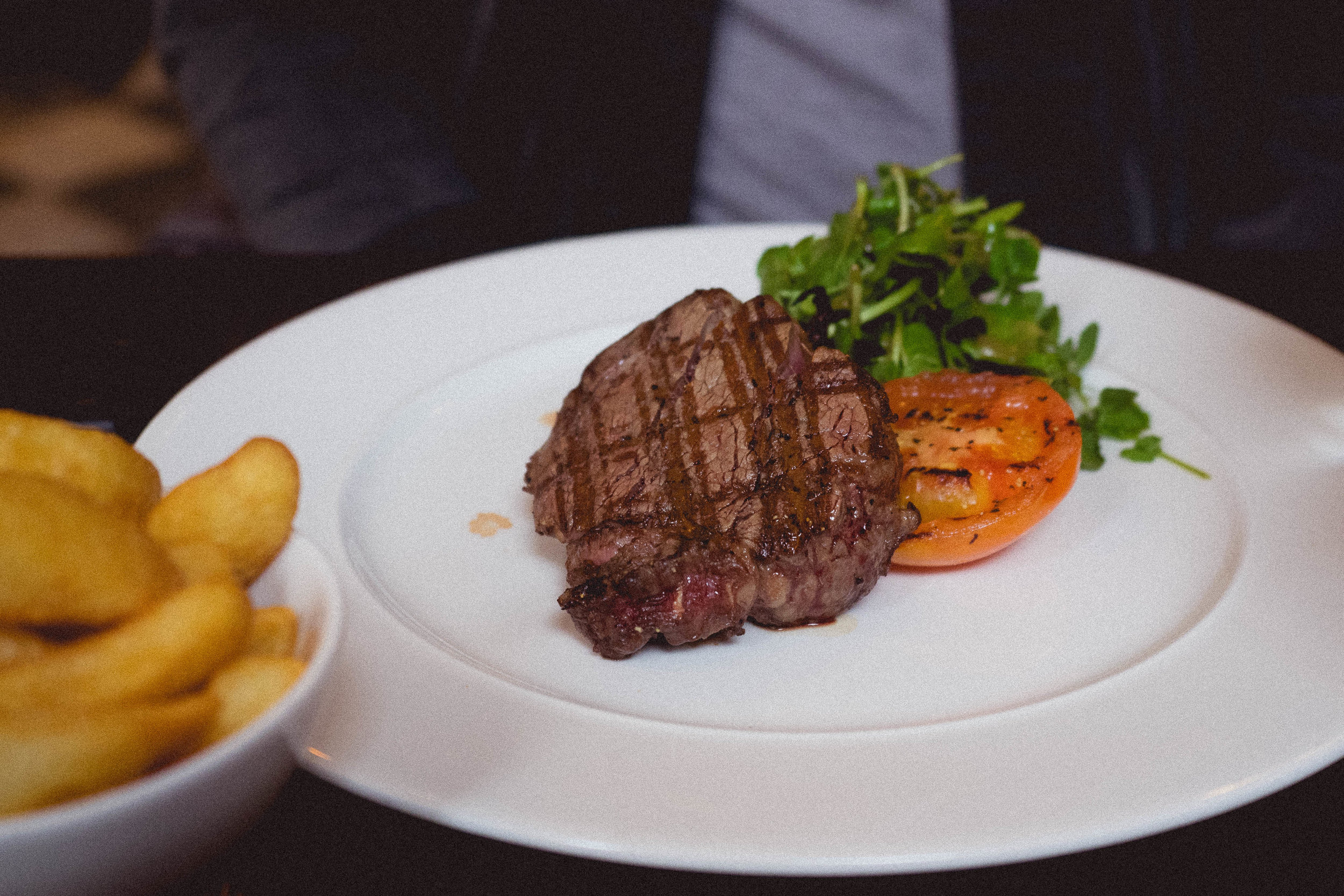 28 day matured 7 oz fillet steak.