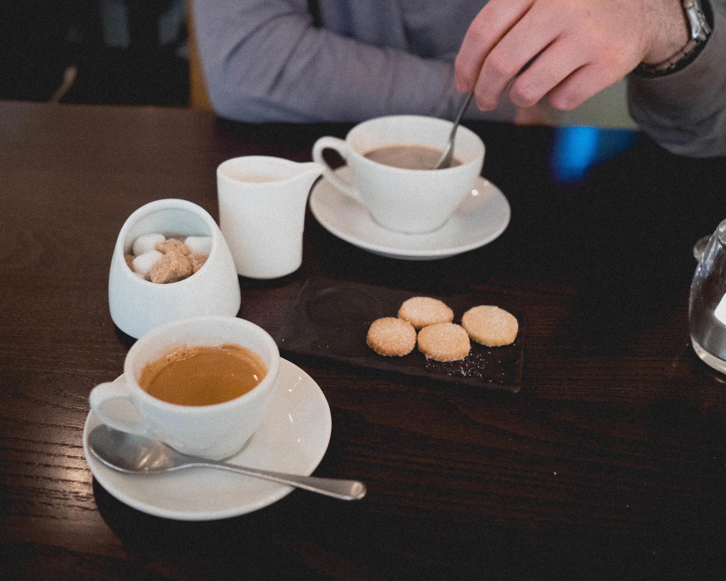 coffee & shortbread.