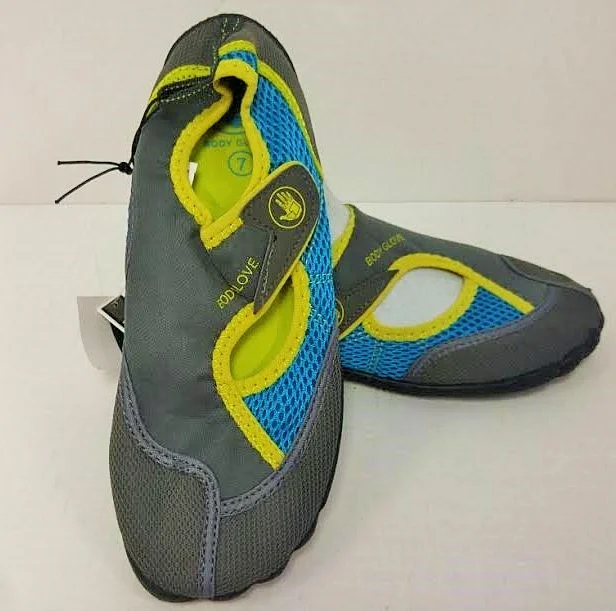 aqua: women's wave body glove horizon (blu/green) 12 per case musical run sizes 6-10