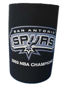 SPURS: KOOZIE- NEOPRENE 2003 NBA CHAMPIONS