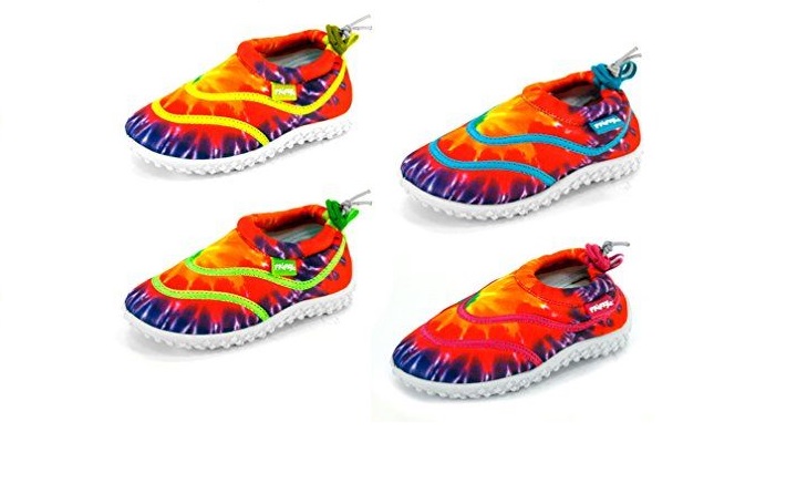 AQUA : INFANT-TODDLER : GIRLS : FRISKEY STYLE : #F326448 COLORS : YELLOW, NEON GREEN, BLUE, & PINK, 48 PER CASE, MUSICAL RUN : SIZES 5-10 (limited quantity)