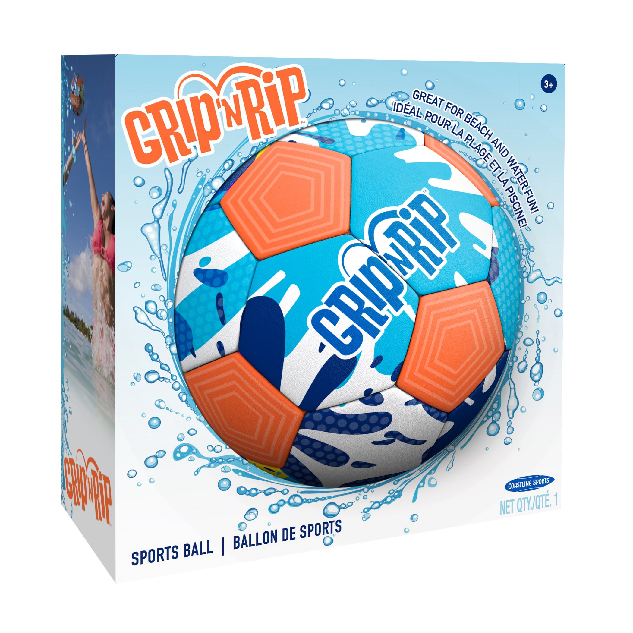 Grip n rip soccer ball