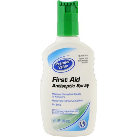Premier Value First Aid antiseptic Spray 5oz