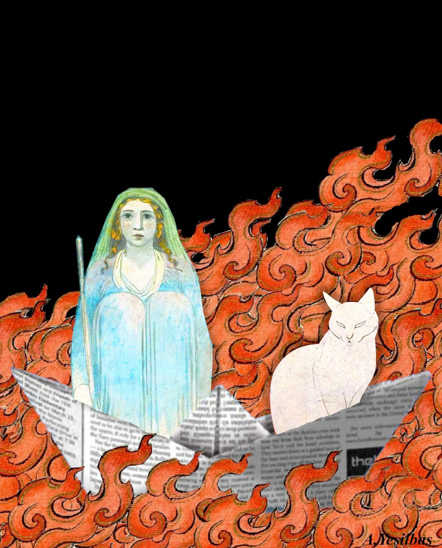 Floating in a burning world.
@visual_duuck
#digitalcollage #collage #art #burning #cat #existentialdread #openduuck