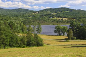 Looking over the 3 acres of prime Pearl Lake shorefront, now forever protected. (Jerry & Marcy Monkman/EcoPhotography.com)