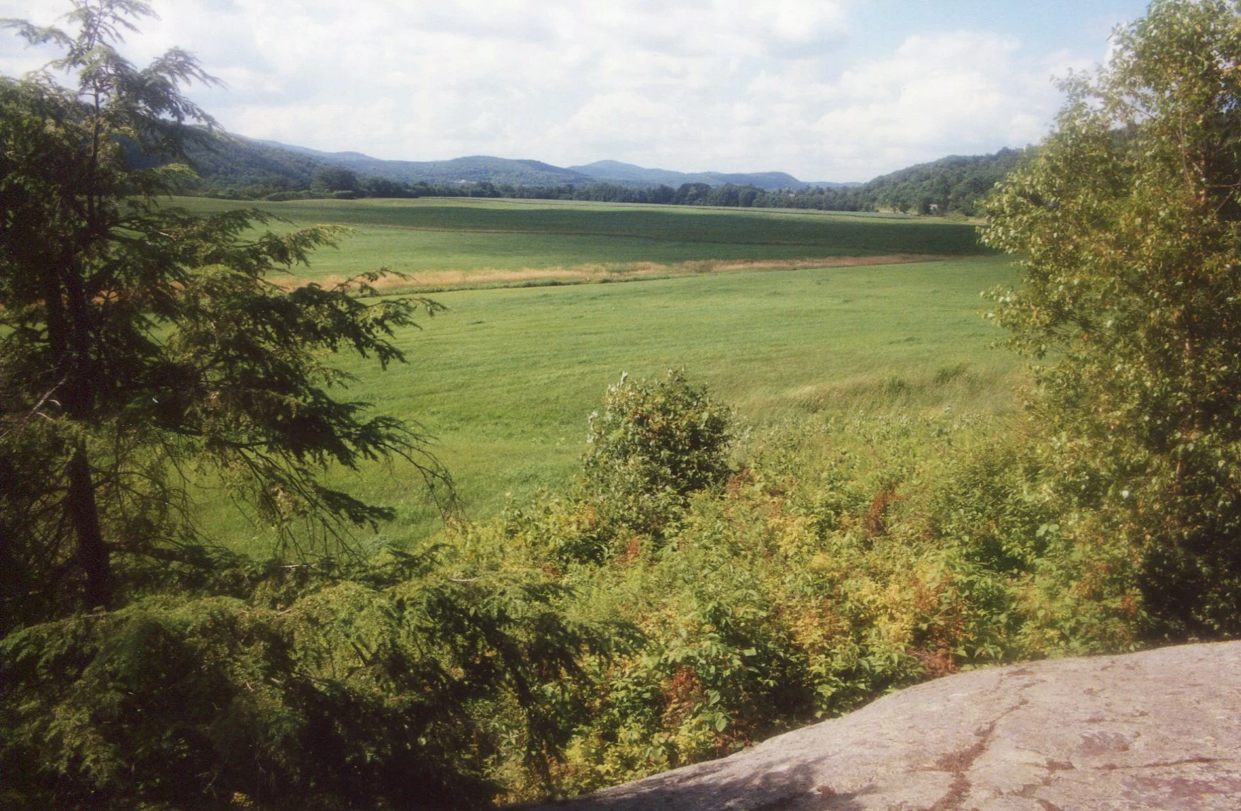 Looking north, up the Connecticut River valley.