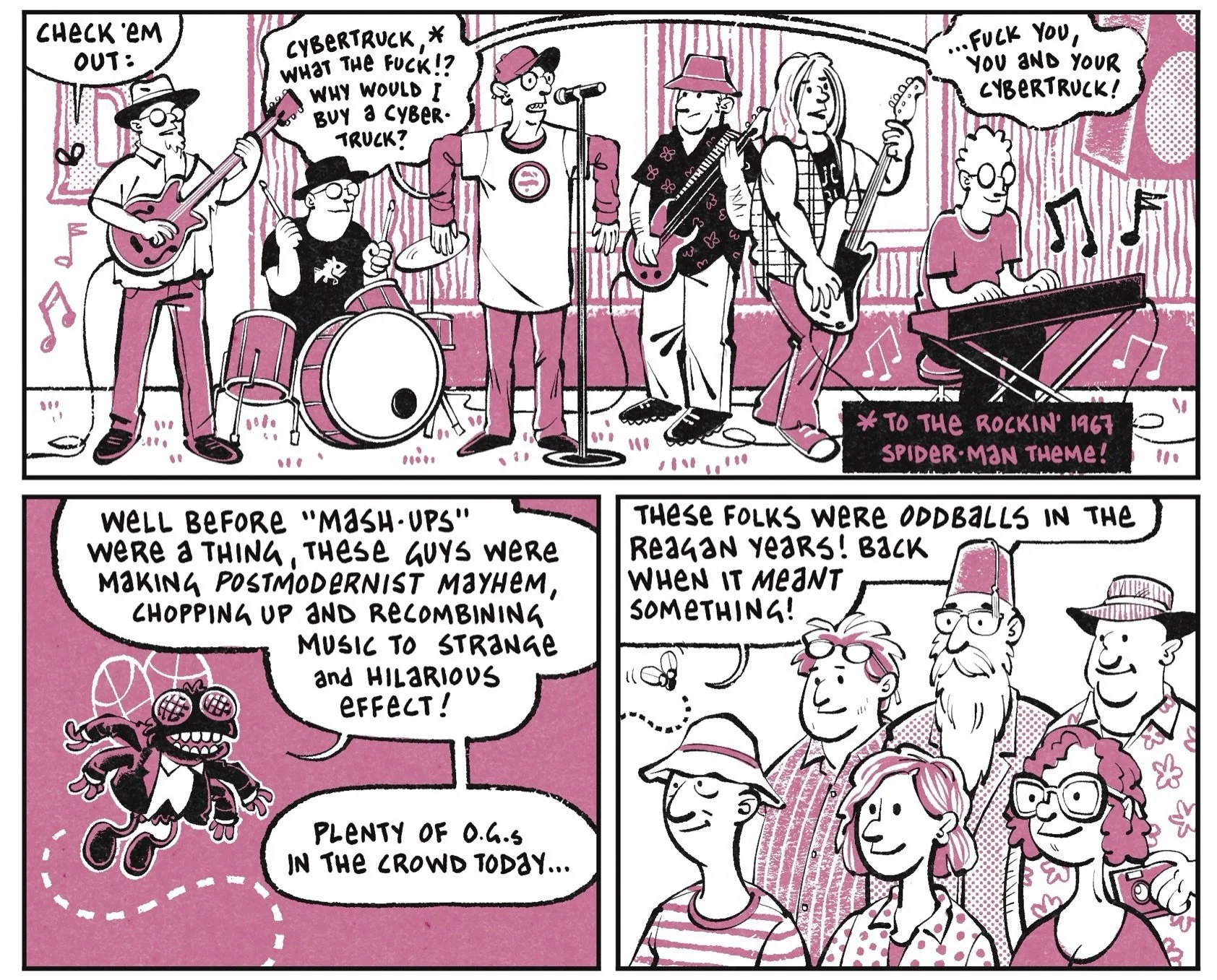 I made another comic about Seattle music for&nbsp;@echothearts

This one&rsquo;s about the Squirrels' recent show at @darrellstavern 

You can read the whole thing at evergreenecho.org/comics (link in bio), and download the Squirrels' new EP 42 EP fo