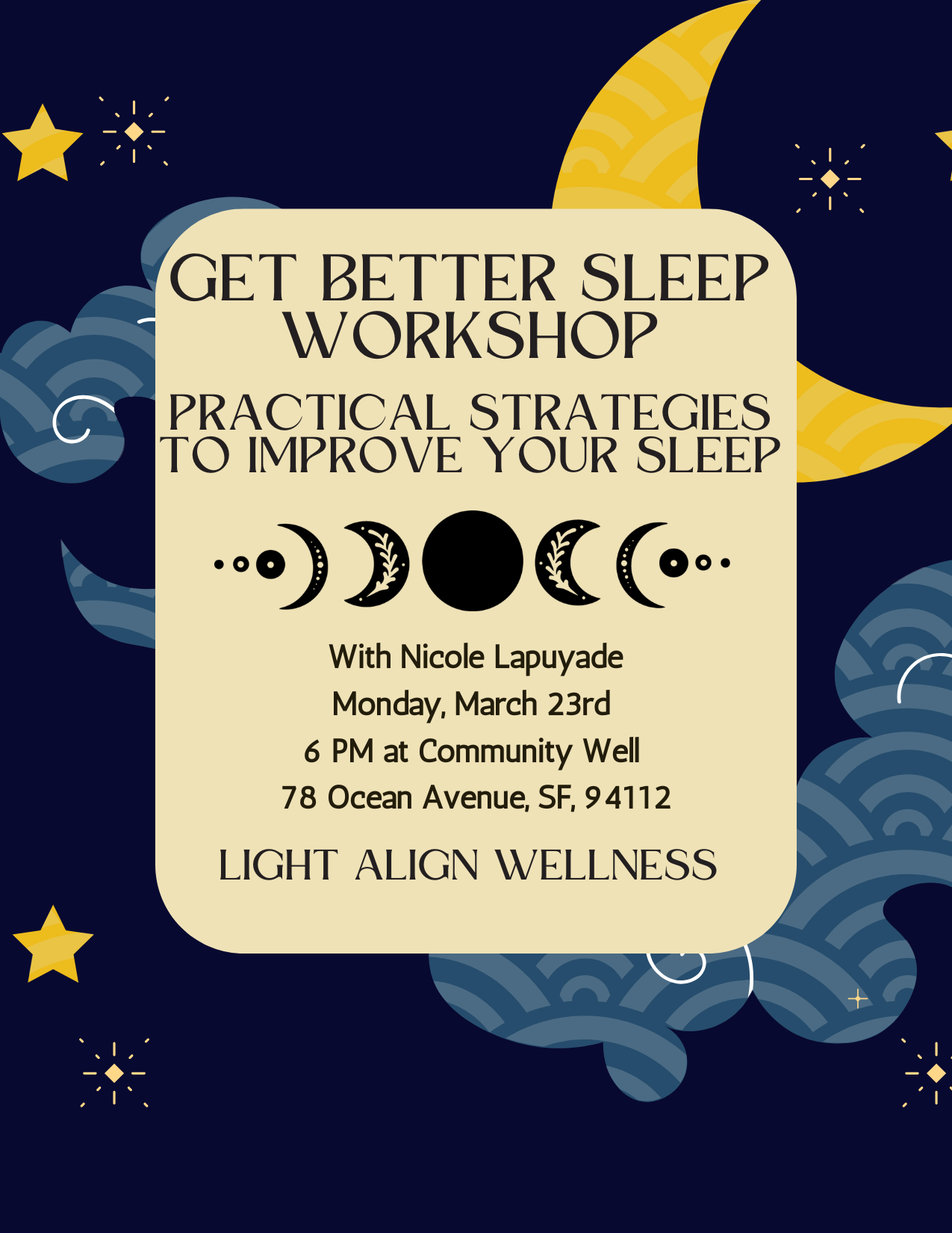 Get Better Sleep Workshop