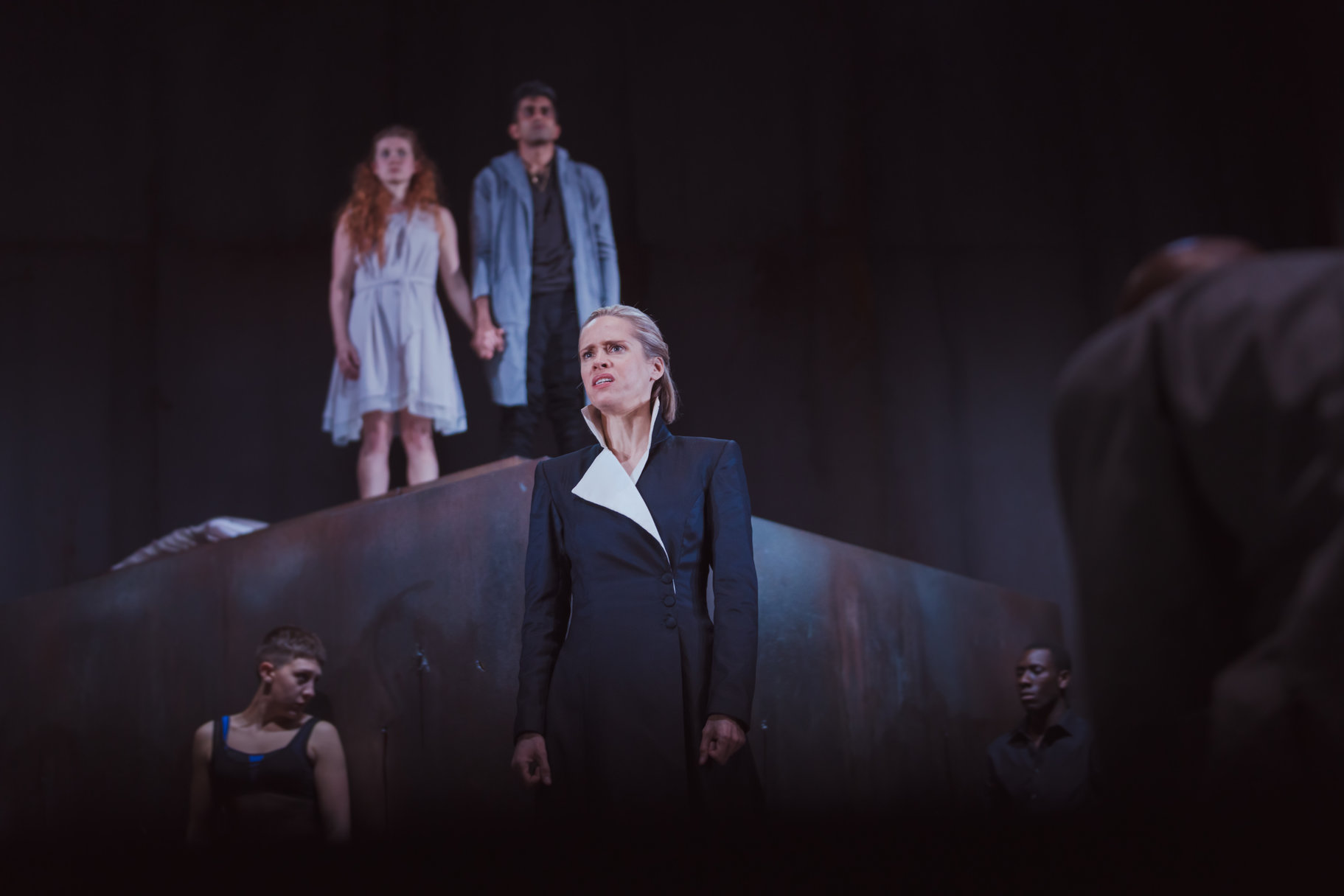 © Topher McGrillis, RSC (Beth Cordingly as Escalus + The Company)
