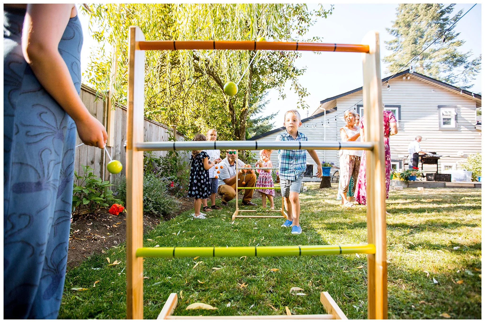 Aldergrove backyard summer wedding photographer bc canada outdoor garden inspiration family couple with kids, bride and groom_0070.jpg