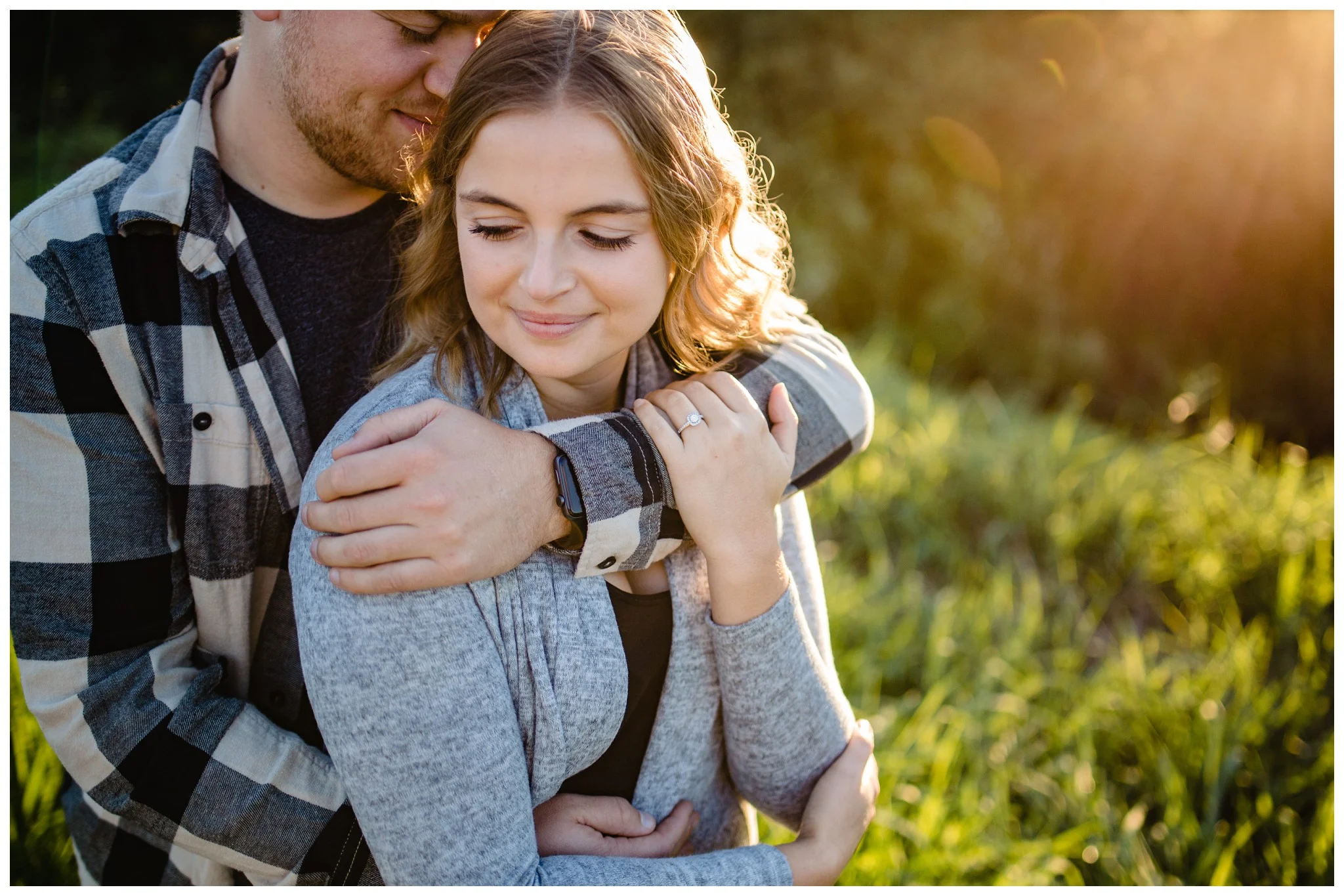 Pitt Lake Pitt Meadows Engagement Photographer Romantic Couple Mountains Lake Black Jean Sunset Flash Fall Fun Photos_0094.jpg
