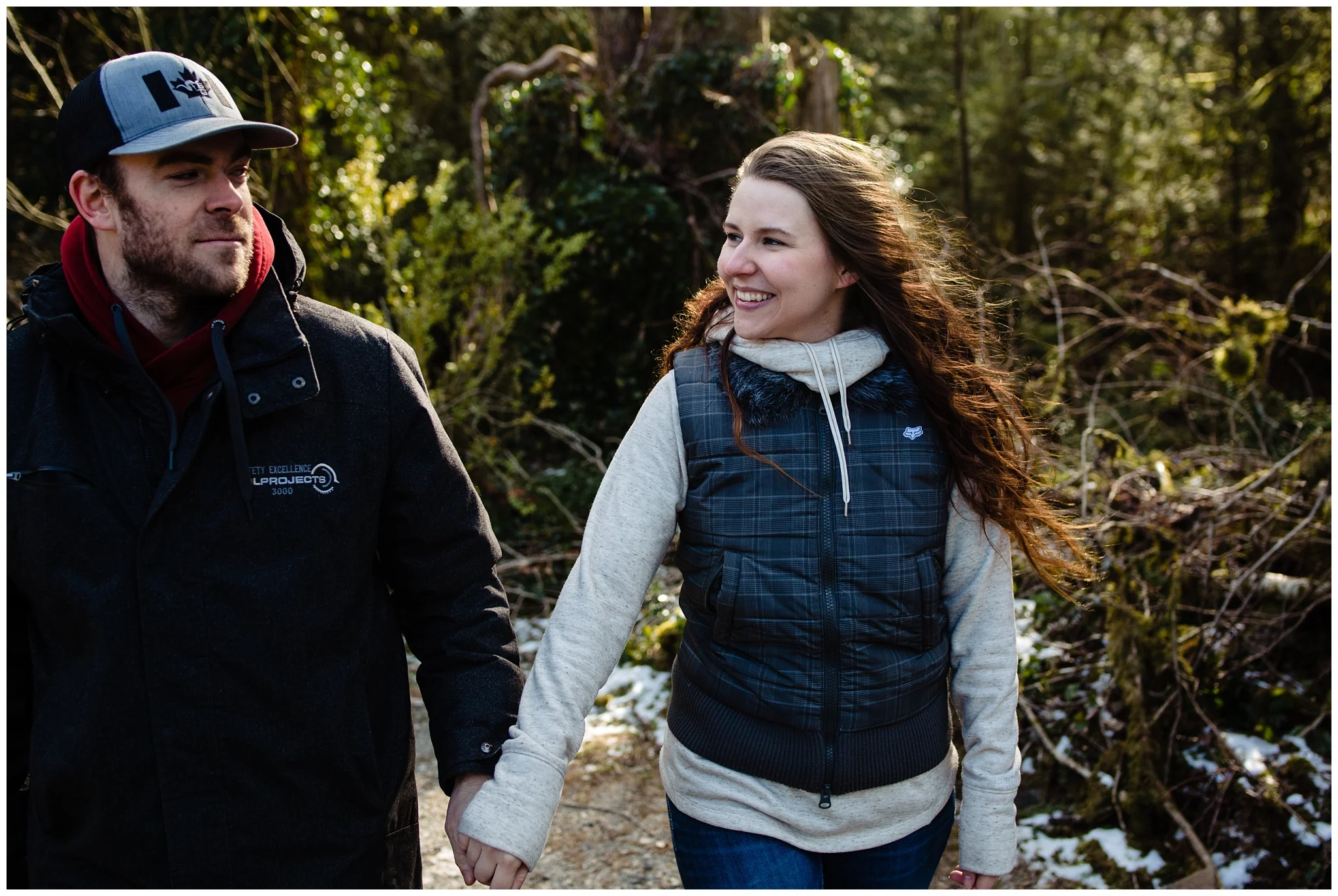 Stave Lake Adventure Engagement Photographer Mission Fun Candid Natural Romantic Couple Poses_0021.jpg