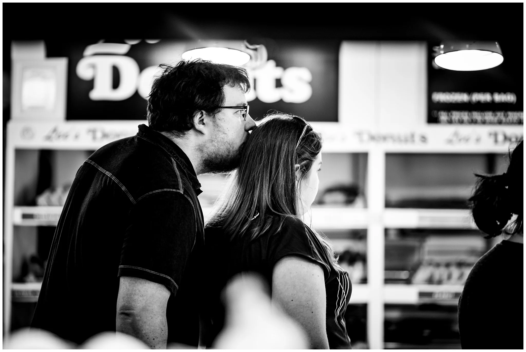 Granville Island Public Market Candid Documentary Engagement Photos Making Dinner In home Romantic BBQ fun plus size couple_0005.jpg
