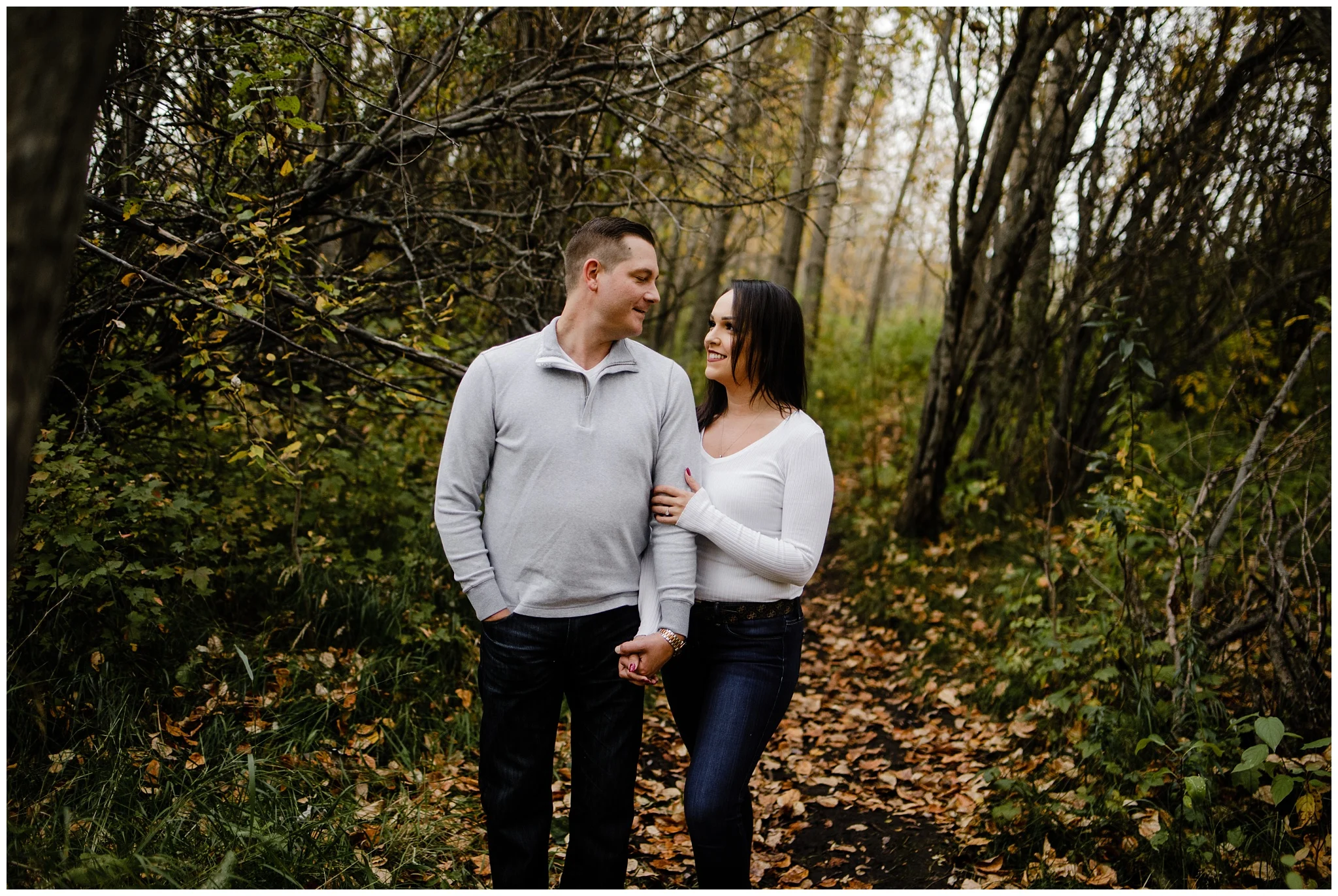 St Albert Lois Hole Park Engagement Photographer Candid Romantic Fun Fall Inspiration_0007.jpg