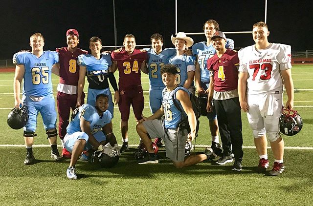 Taking it WayBack this Wednesday! .
.
Football Is Family - 2020 FBU Team Oregon alums re-connecting ahead of their senior season campaigns after jamboree at Liberty HS this past weekend. #FBU #TeamOregon #Alumni .
.
.
. (Front L R: Jalen John, Adrian Sandoval. Back L R: Kai Tinker, Silas Starr, Caiden Biege-Wetherbee, Ethan Flynn, Orion Crofut, Matt Peterson, T.J. Jakmauh, Cade Knighton, Alex Hall)
