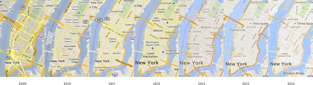 A Year of Apple Maps
