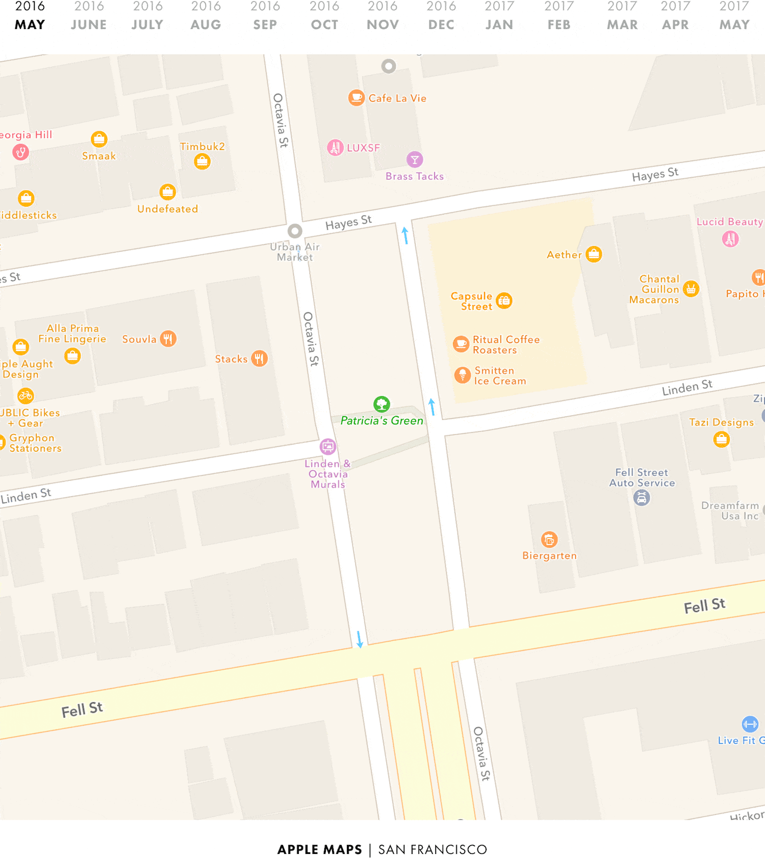 A Year Of Google Apple Maps