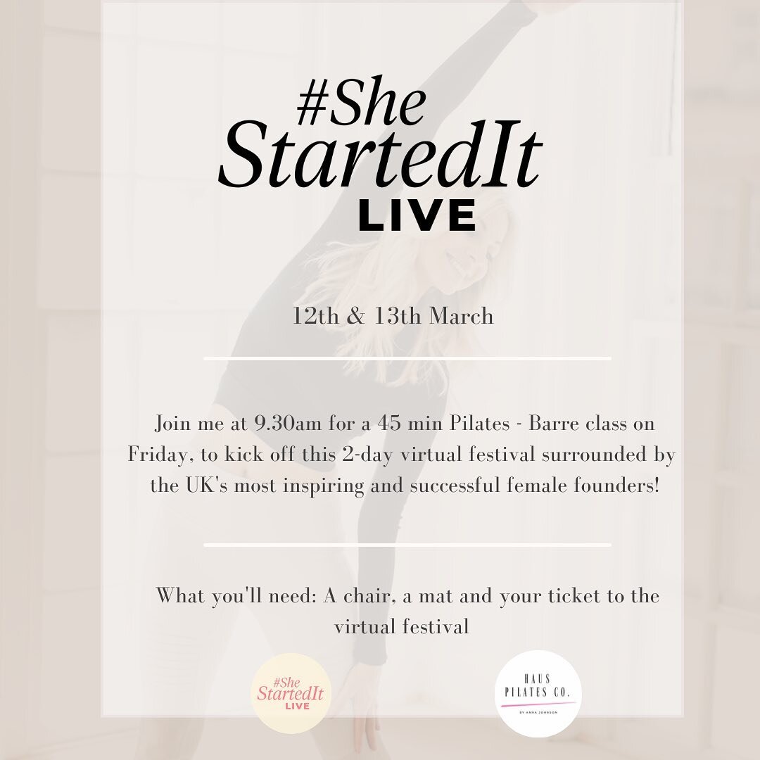 #shestartedit is back this week and I couldn&rsquo;t be more honoured to be included amongst a line up of incredible female founders 💁🏼&zwj;♀️⁠
⁠
I&rsquo;ve always been so in awe of women in business and can&rsquo;t wait to be a part of such a supp
