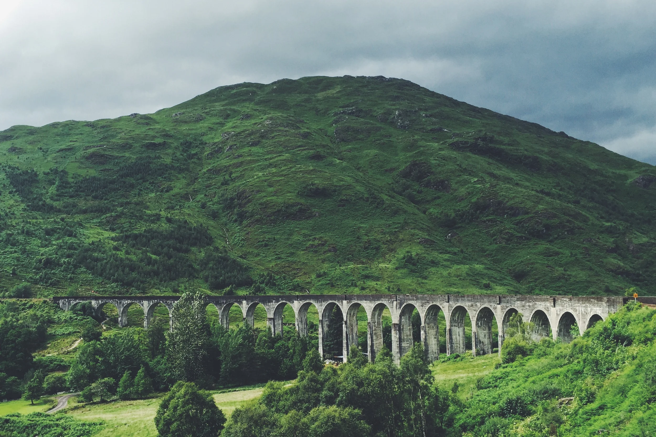 The Glenfinnan Viaduct.