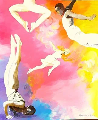 JUMP! 120x100 cm