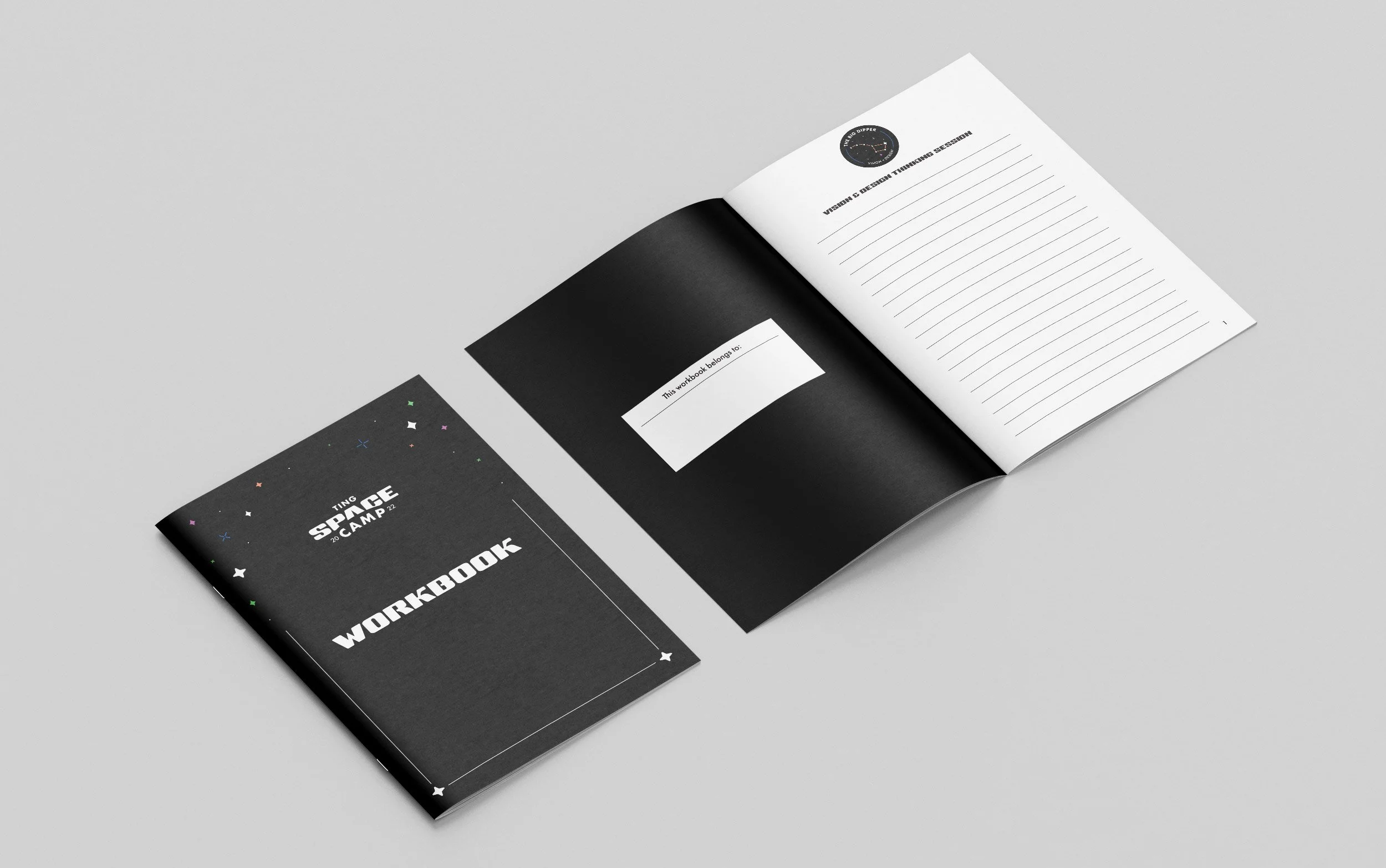 Work booklet design