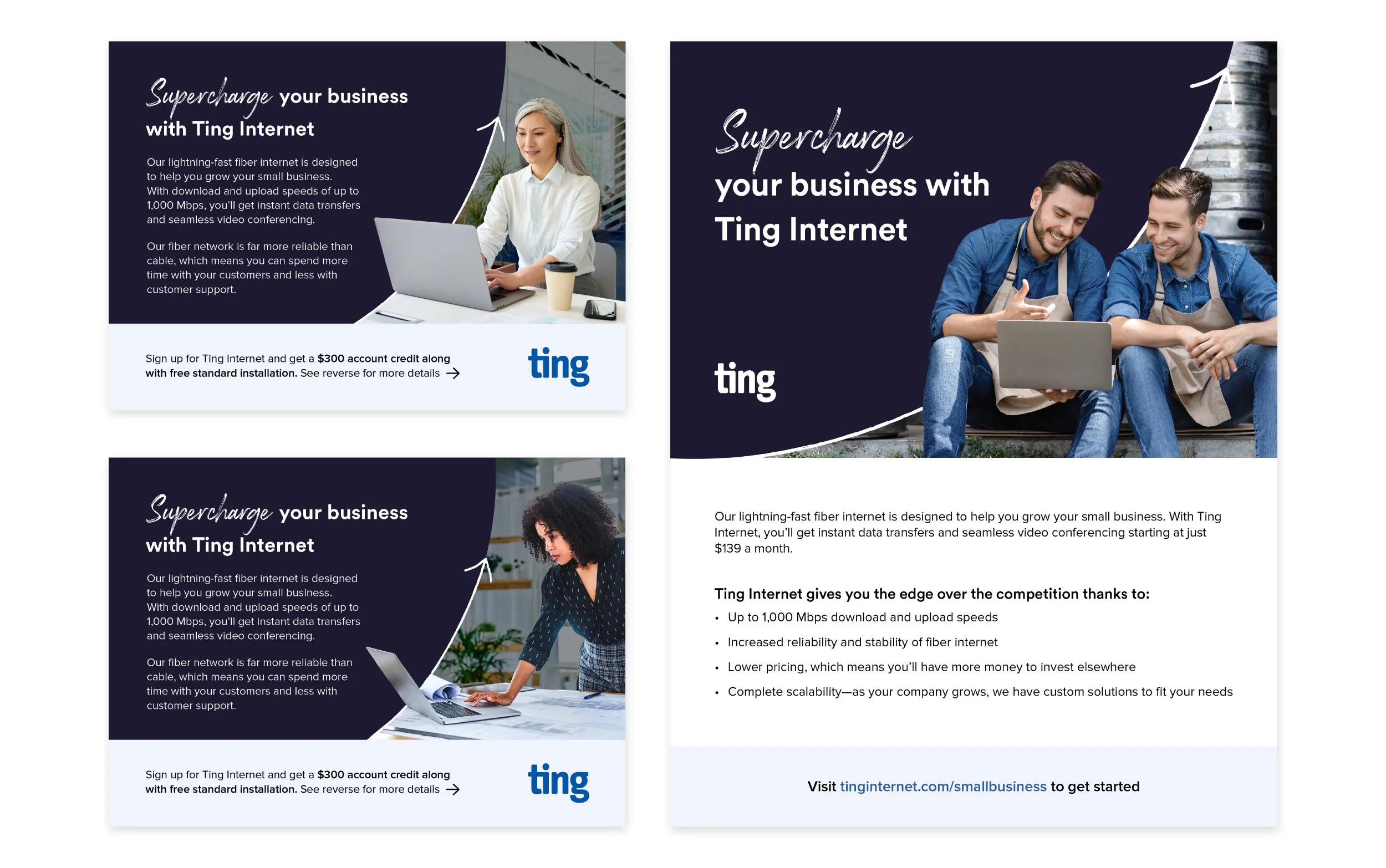 Direct mailer and handout examples