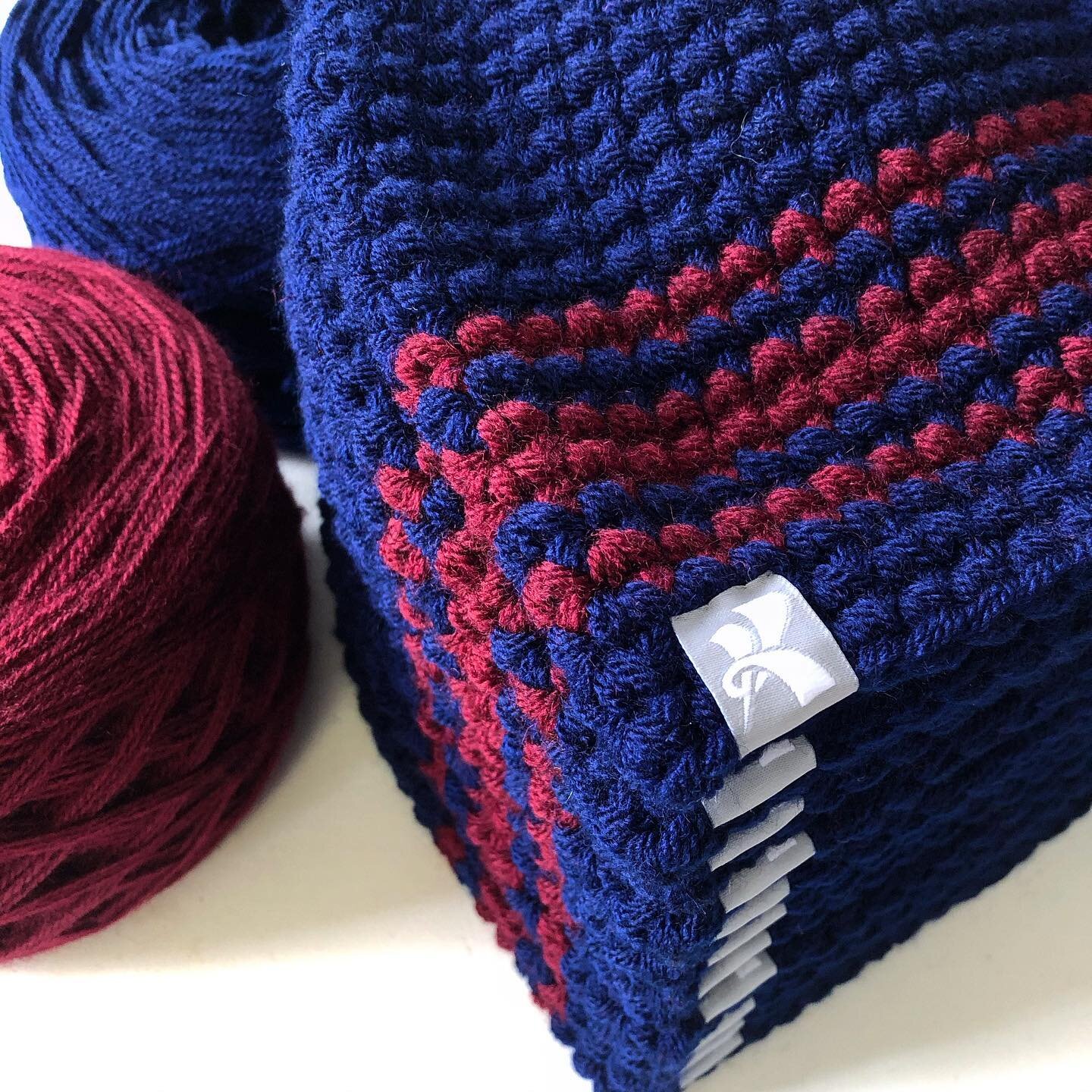 Neat little stack of beans newly tagged up. 

_______________________✍
#designyourown #custombeanies #custom #grouporder #beanies 
#handmade #crochet #branding #wovenlabel #cygnetyarns #winterbeanies#pompom #bobble #skibeanie #maker#crochetgirlgang #