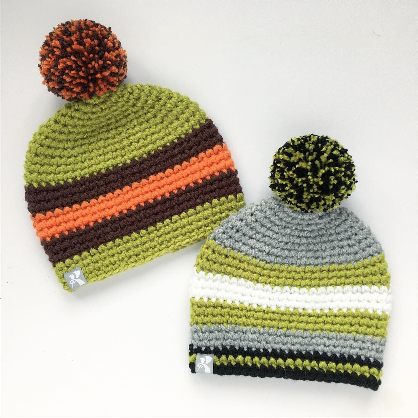 Made this lovely pair for @thrill_seeker_adventurer today. Thank you for your orders!🙏😊 I really enjoyed using #chartreuse again. I used it all the time when I first started making beanies. 💚

www.kbeanies.com
__________________________________✍️
