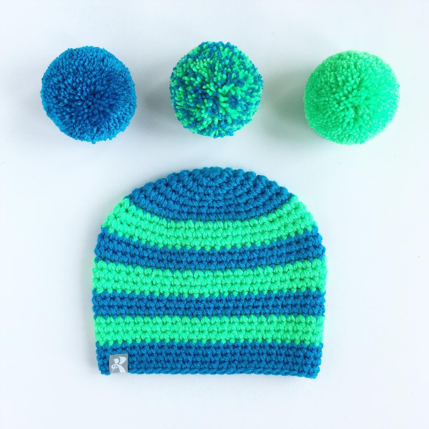💚💙 GIVEAWAY-CLOSED💙💚
Winter is officially over and as a little thank you for your support this season, I&rsquo;m giving away this beanie with the pompom of your choice!

Rules are super simple:
1) Follow @k_beanies (or @kbeanies if on Facebook)
2