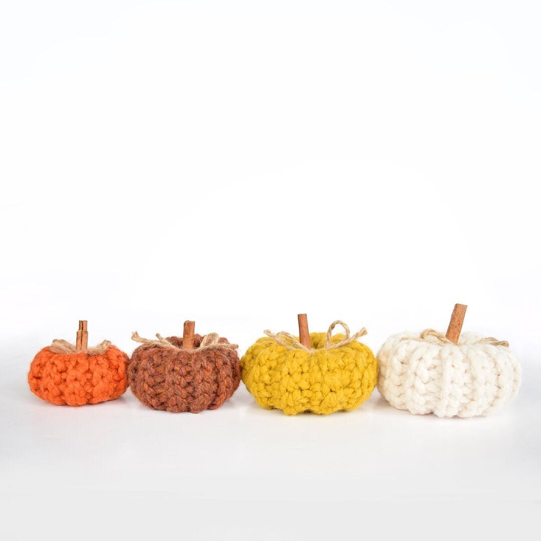 The cutest lil&rsquo; line up ever! One last pumpkin post before October ends. 
Happy Halloween! 🕷👻🕸🎃 ________________________________________✍️
#crochet #pumpkin #texture #pumpkin #neutraldecor #neutral #crochet #autumnvibes #fall #homedecor #ha