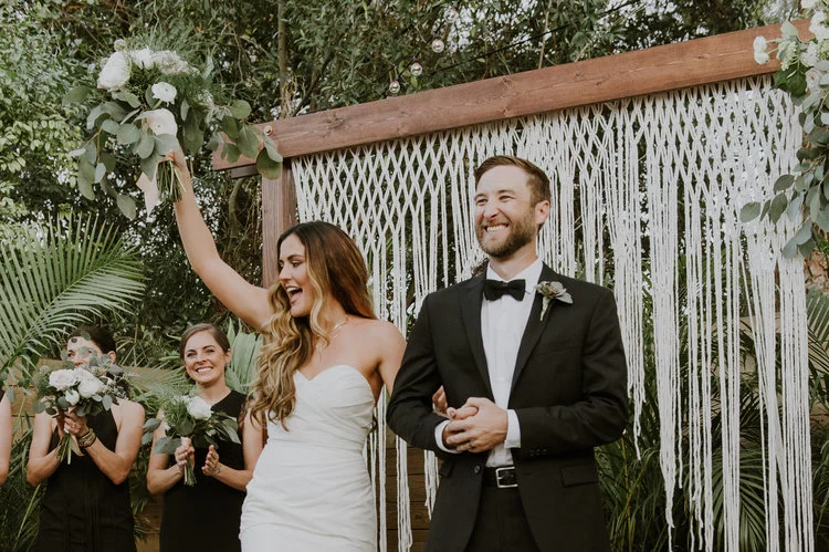 Robyn and Andrew - A SURPRISE April Fool's Boho Chic Wedding