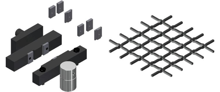 TWISTED BARS FORMING DIE PP200 (OPTIONAL)