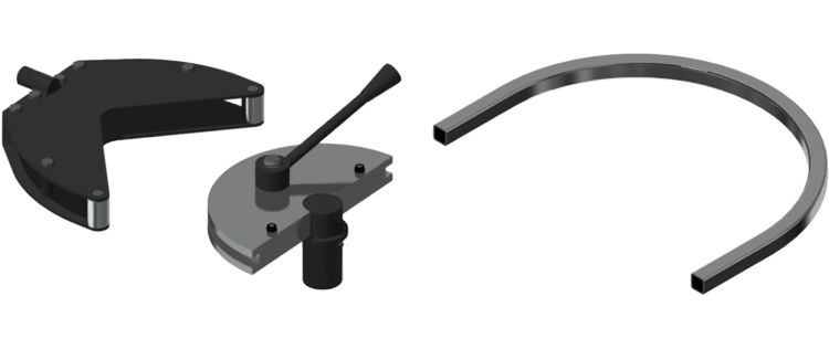 DIE TO BEND SQUARE OR RECTANGLE PIPE PP200 (OPTIONAL)