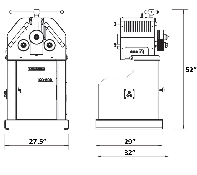 MC200 Quantum Machinery Nargesa Roll Bender with USA Dimensions.png