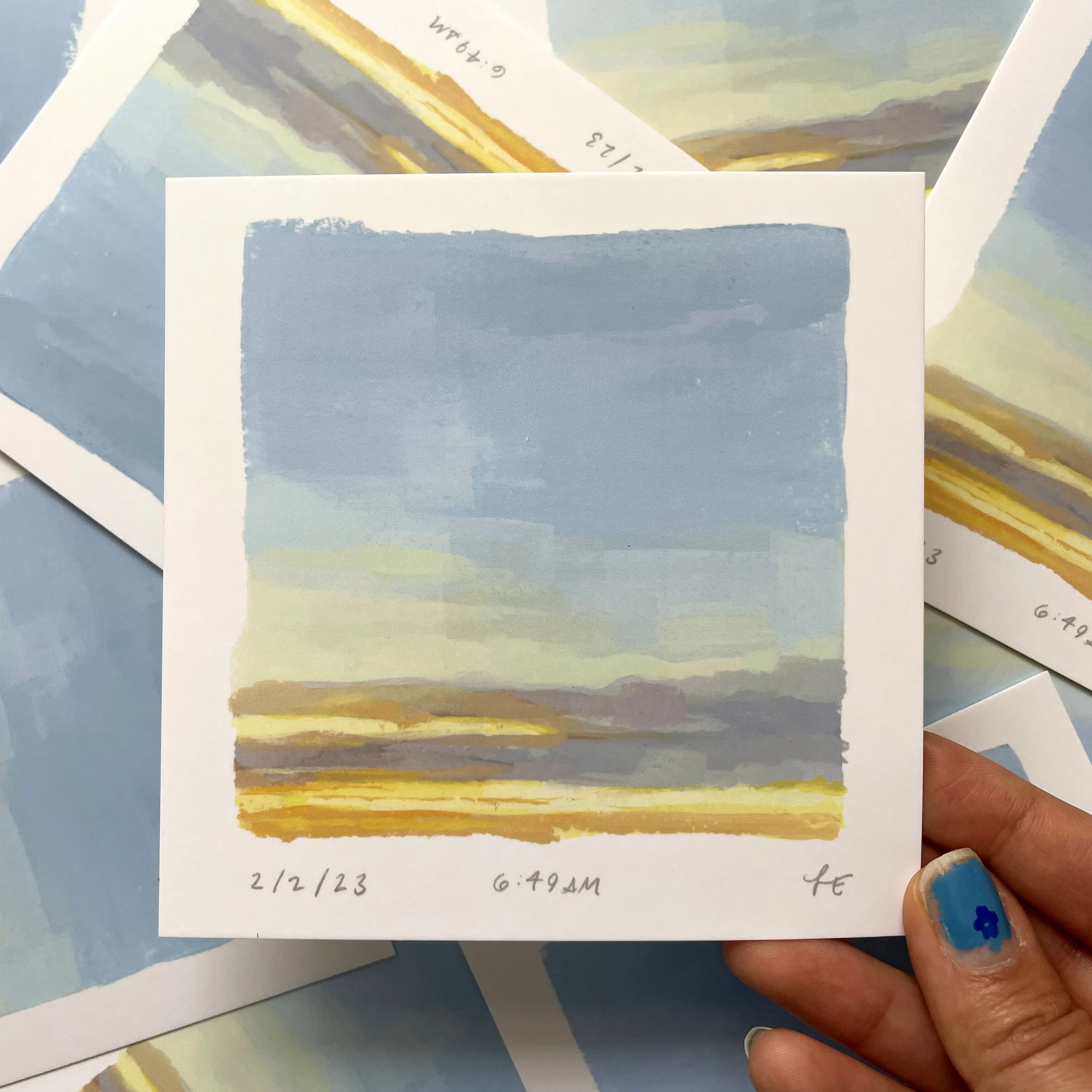 4"x4" Sky Prints - Skyscape, Landscape Prints