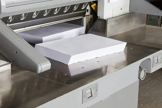 Our bindery is full equipped to bring the vision of your printed piece to life.