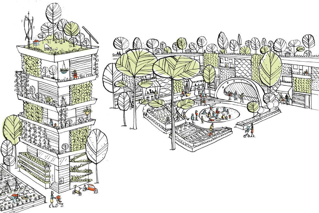 Monument magazine: an article exploring what the ideal housing and community spaces of the future might be like