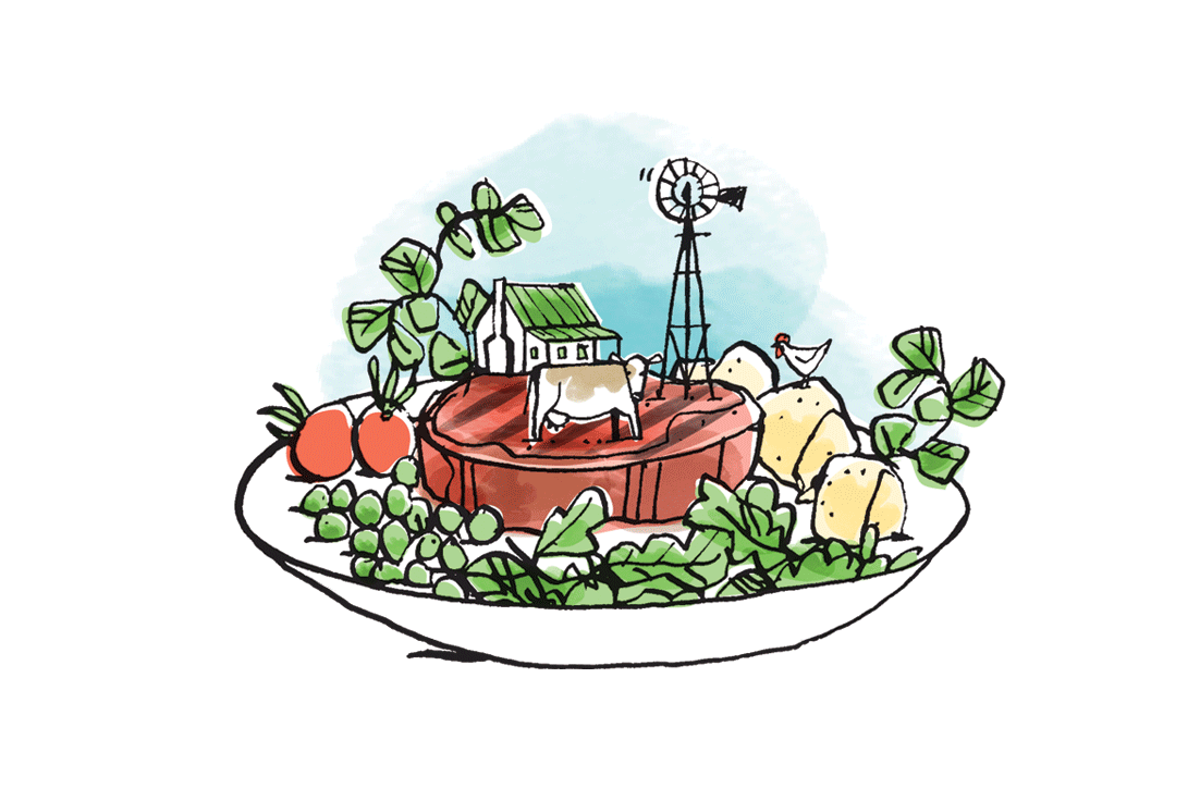Taste magazine: an article on being a Bettertarian, of understanding where our food comes from