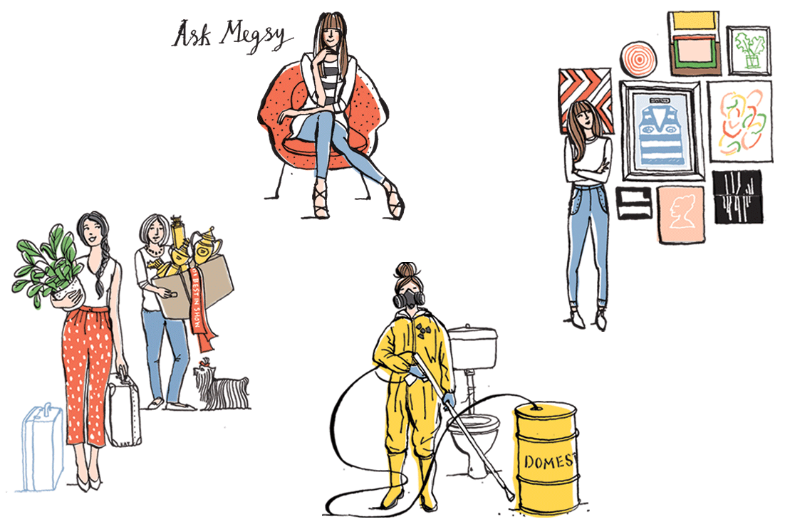 Inside Out magazine: Ask Megsy - monthly column by renovating Agony Aunt Meg Mason