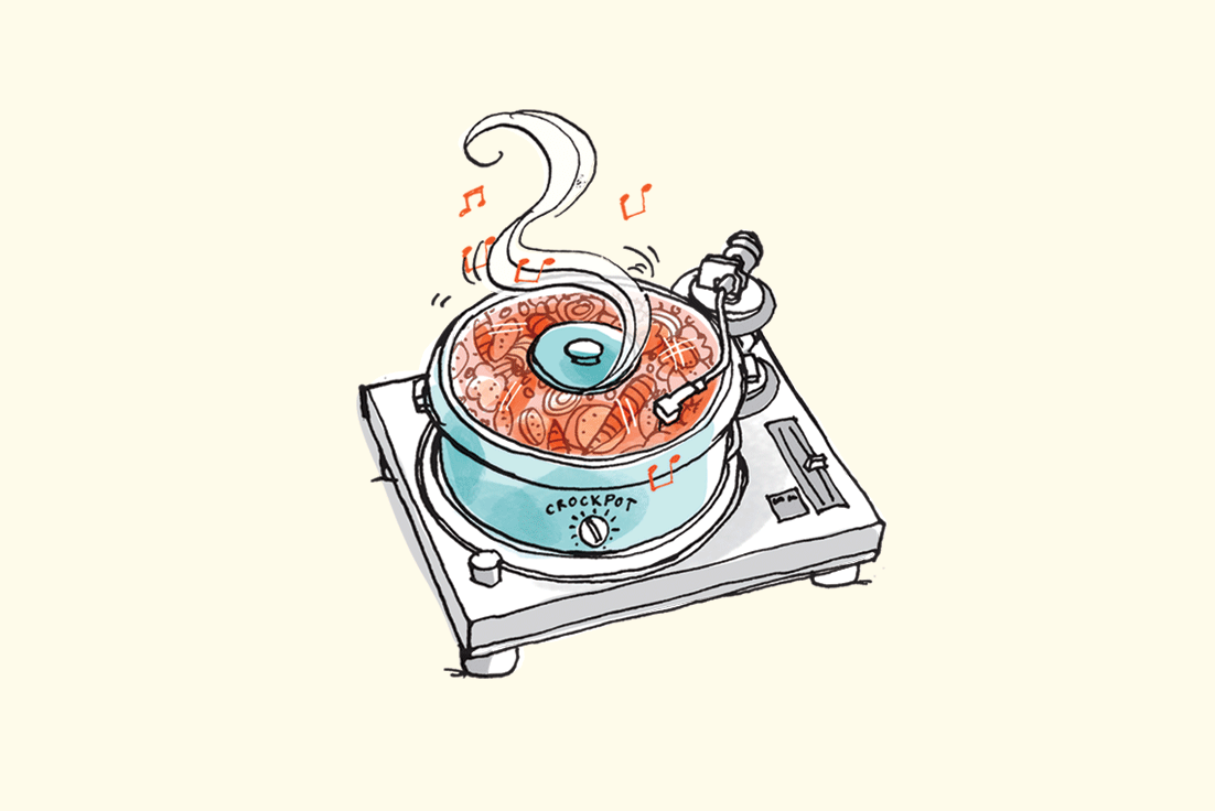 Taste magazine: a feature about cooking to music