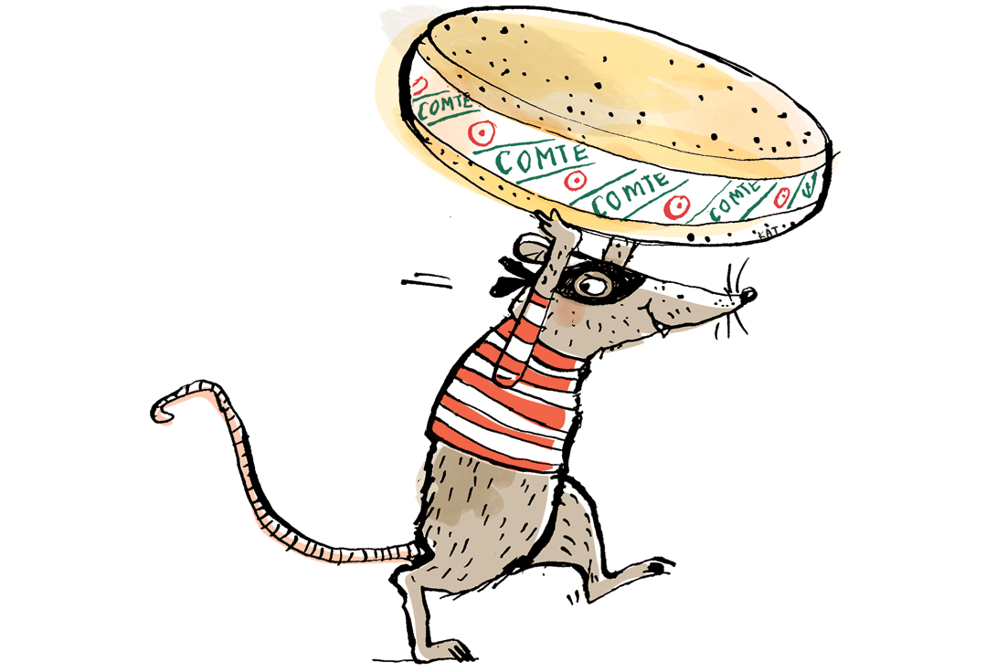 Taste magazine: recently cheese worth thousands of dollars disappeared from an exclusive Fench fromagerie. The culprits remain unknown (but I have my suspicions...)