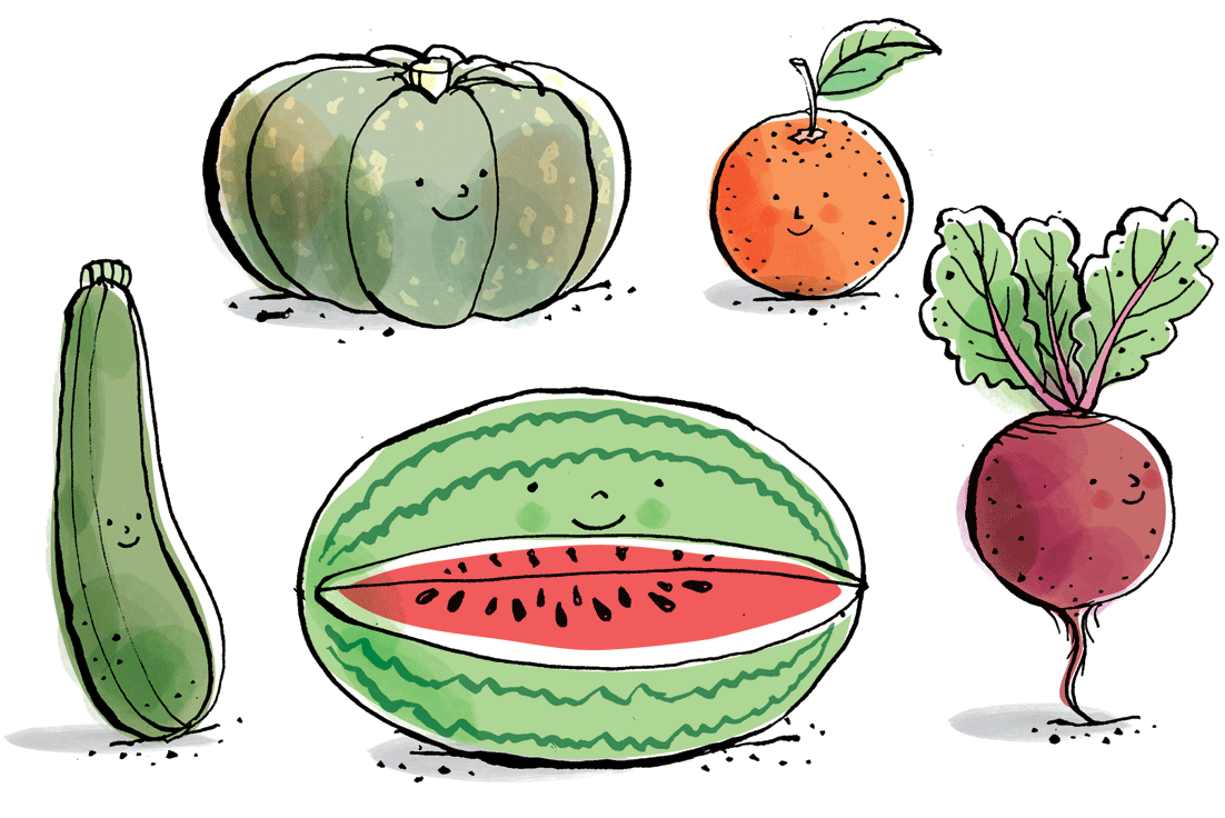 Taste magazine: fruit + veg