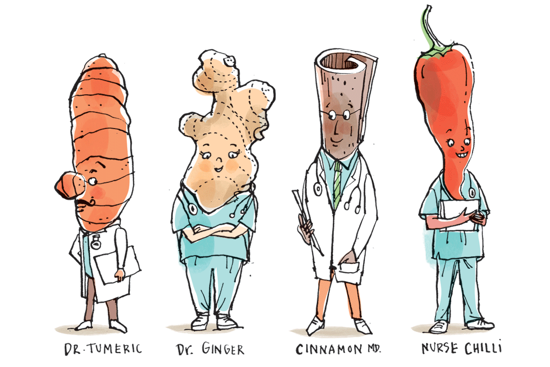 Taste magazine: for a piece on the medicinal benefits of spices