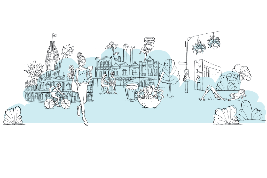 GDJ&Co: North Melbourne Lyfe - mural design