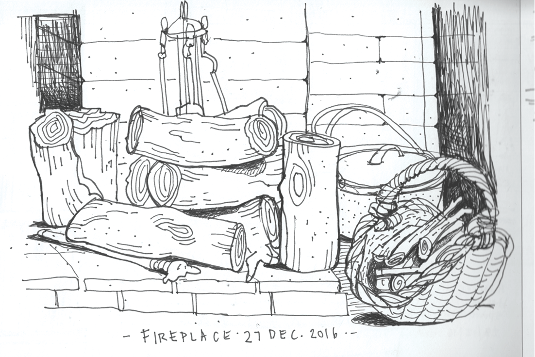 Helen's fireplace: Perth summer 2016-17