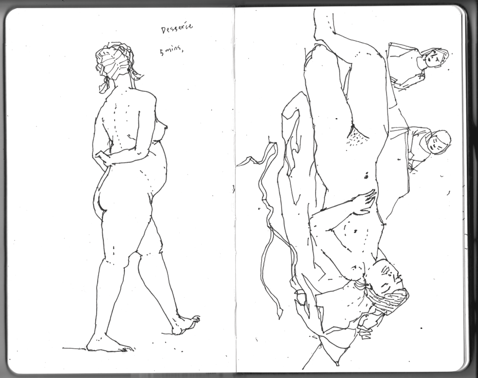 Life drawing at the Nicholas Building