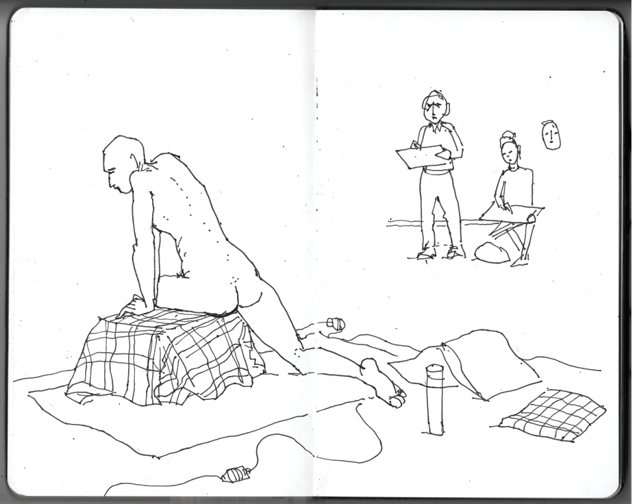Life drawing at the Nicholas Building