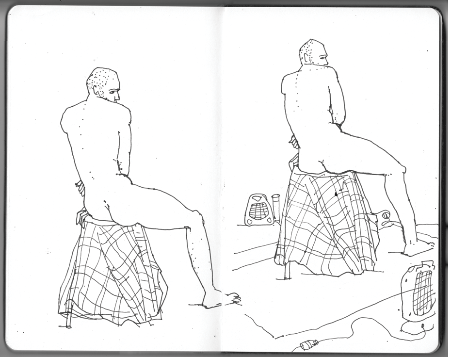 Life drawing at the Nicholas Building
