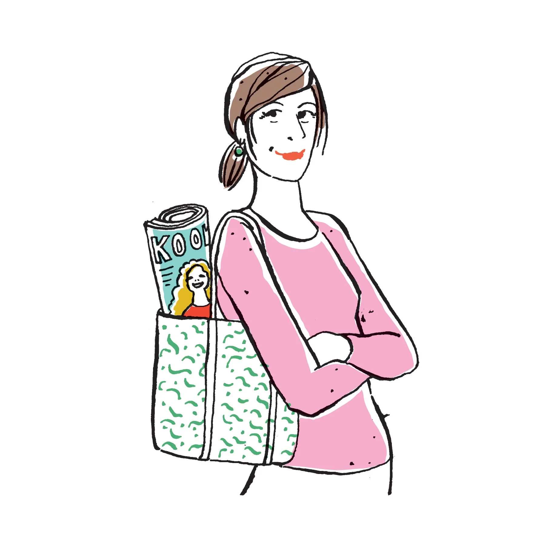 Kookie magazine: portrait of co-founder Nicky