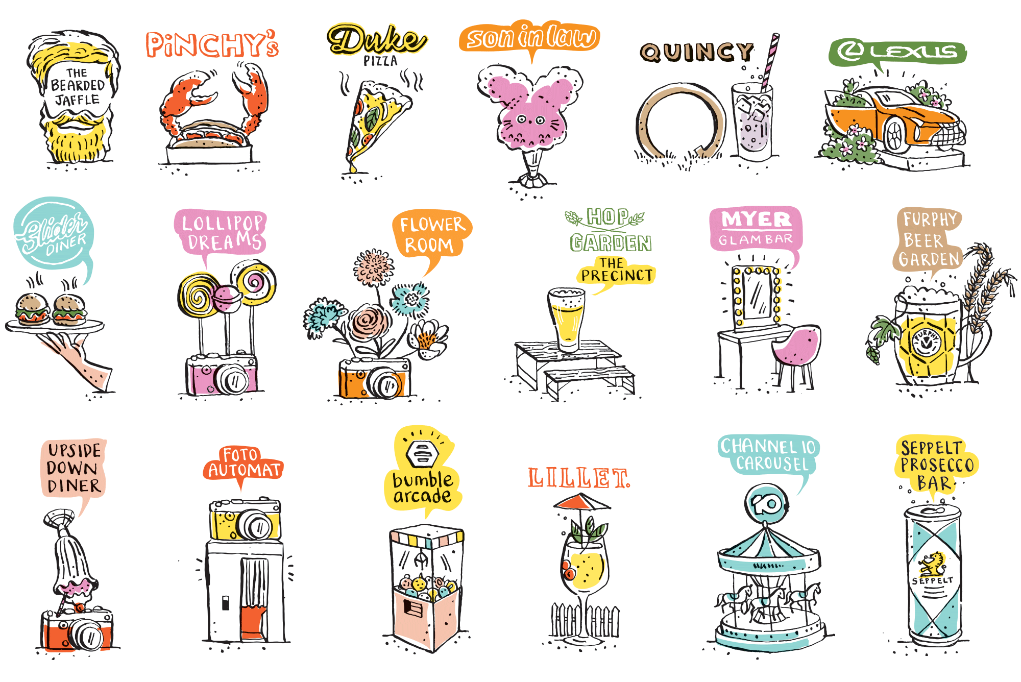 Victorian Racing Association: Spring Carnival map icons